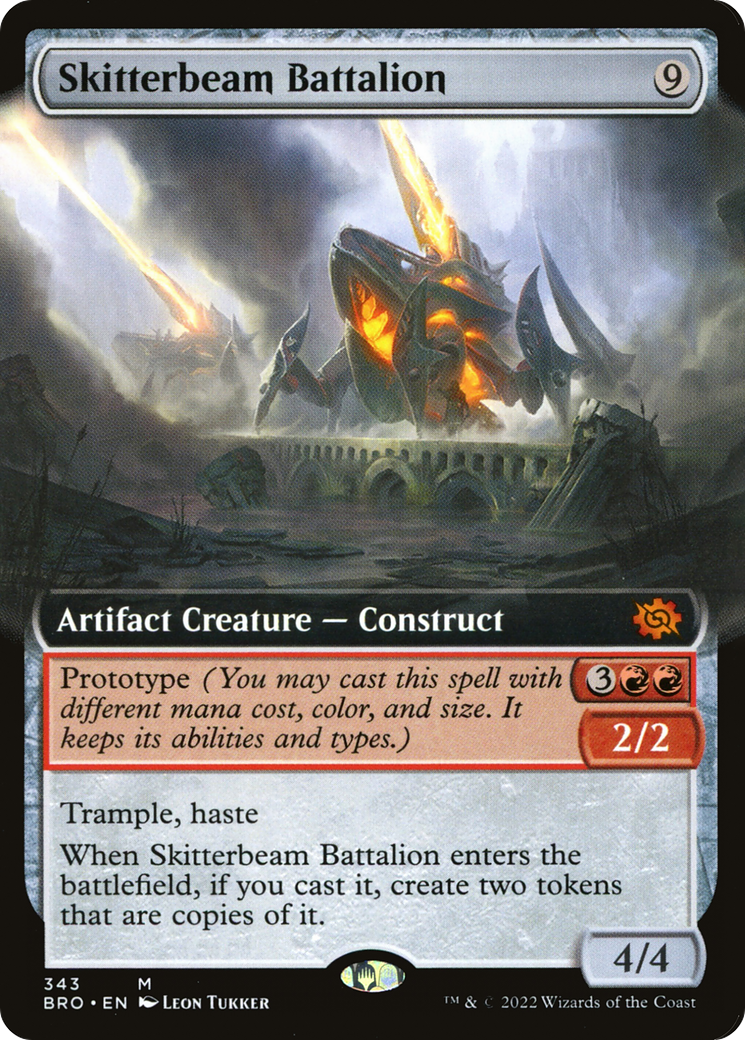 Magic: The Gathering - Skitterbeam Battalion Foil - The Brothers' War