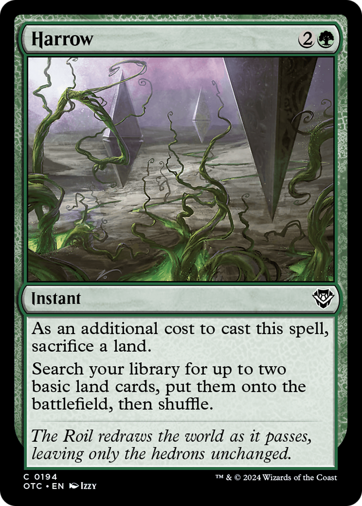 Magic: The Gathering - Harrow - Outlaws of Thunder Junction Commander