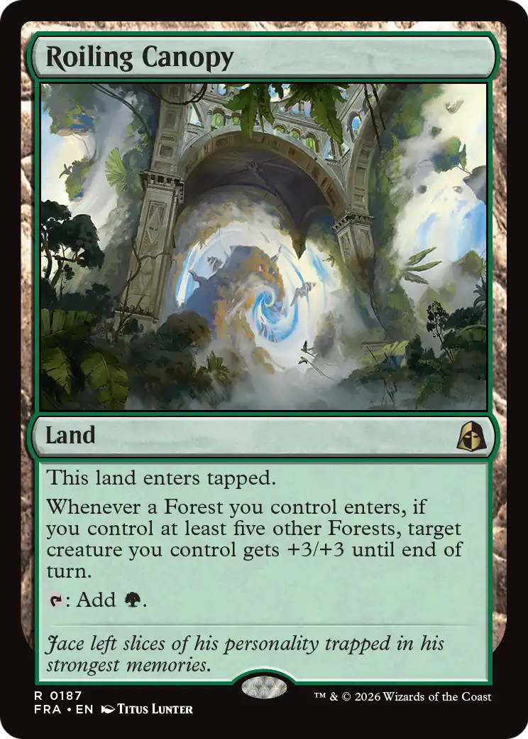 Magic: The Gathering - Roiling Canopy - Reality Fracture