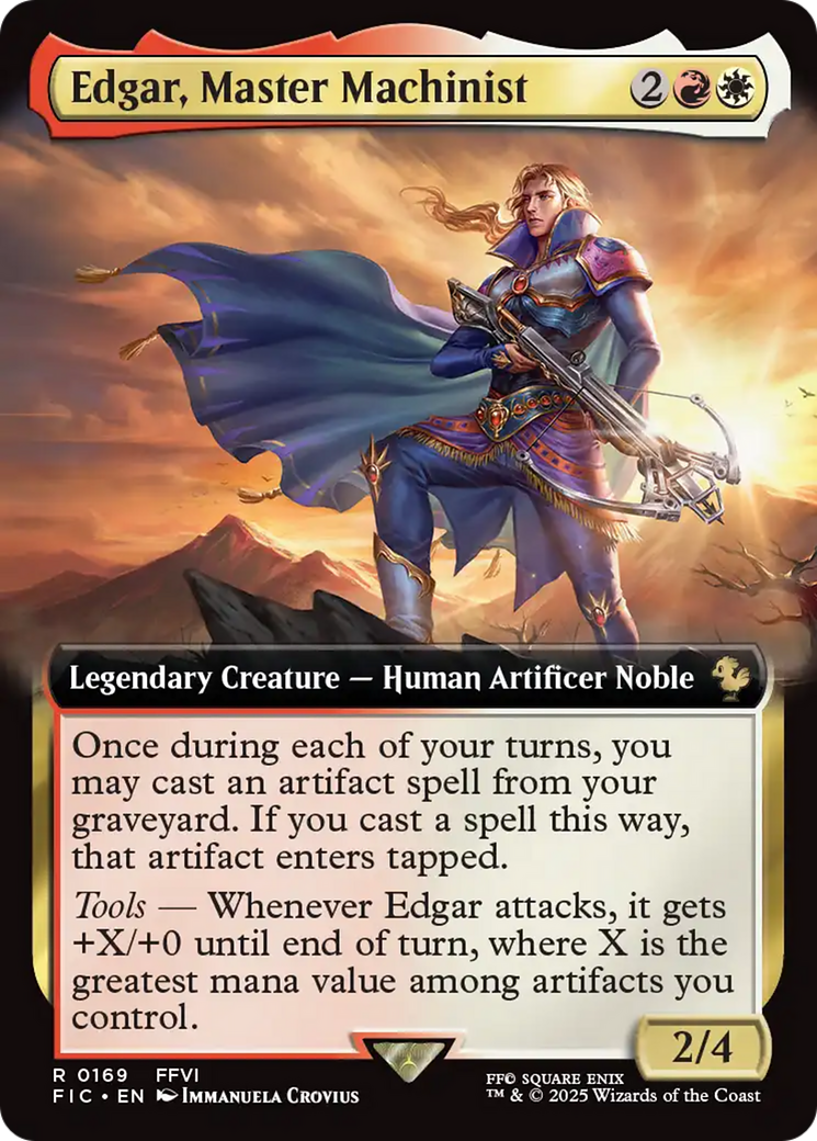 Magic: The Gathering - Edgar, Master Machinist - Final Fantasy Commander