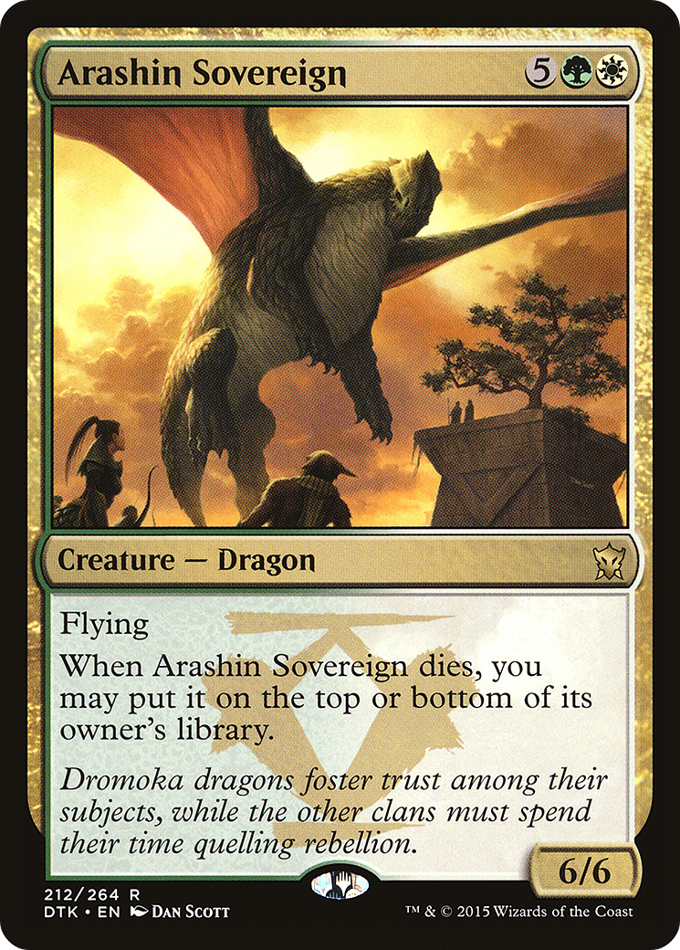 Magic: The Gathering - Arashin Sovereign Foil - Dragons of Tarkir