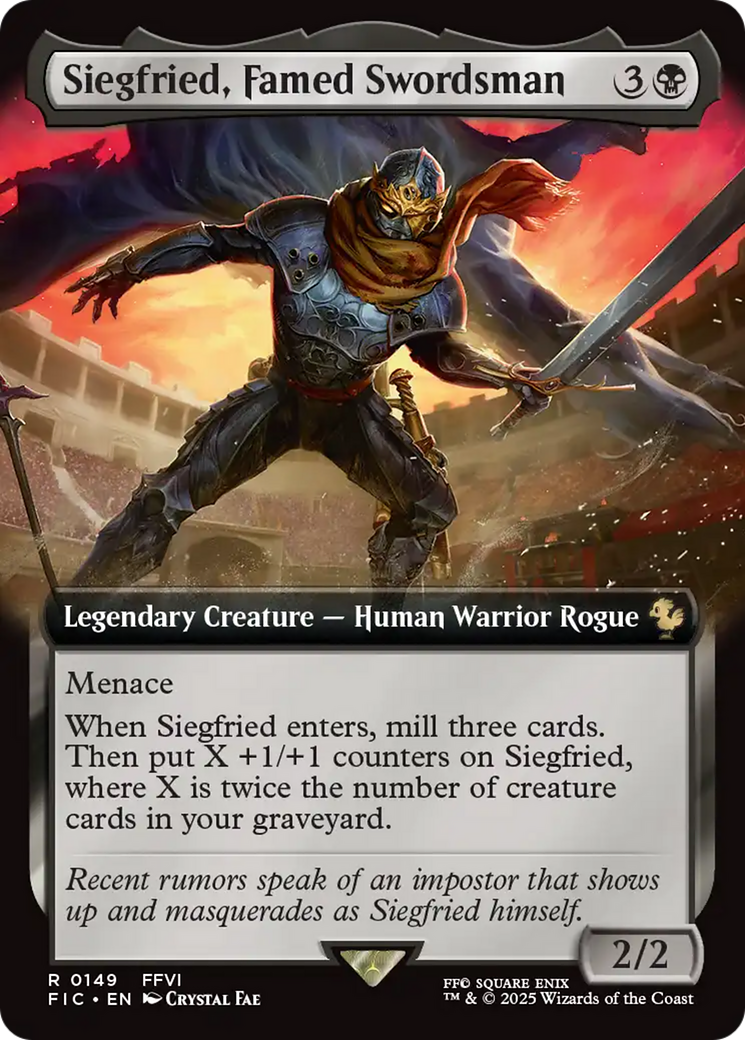 Magic: The Gathering - Siegfried, Famed Swordsman - Final Fantasy Commander