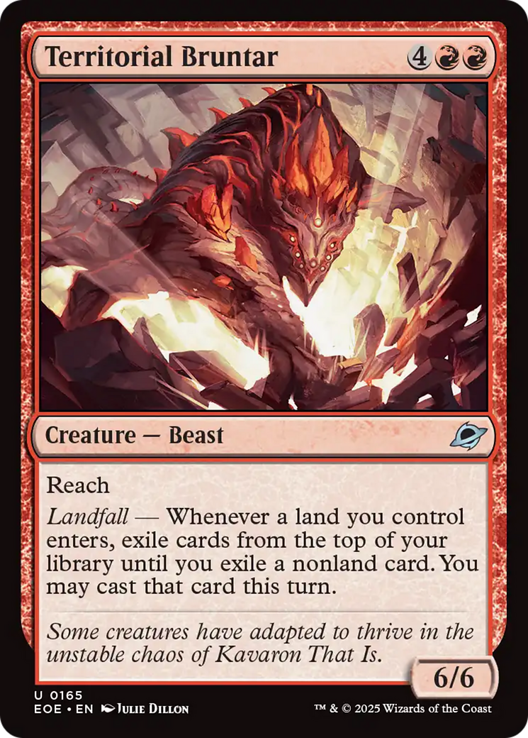 Magic: The Gathering - Territorial Bruntar Foil - Edge of Eternities