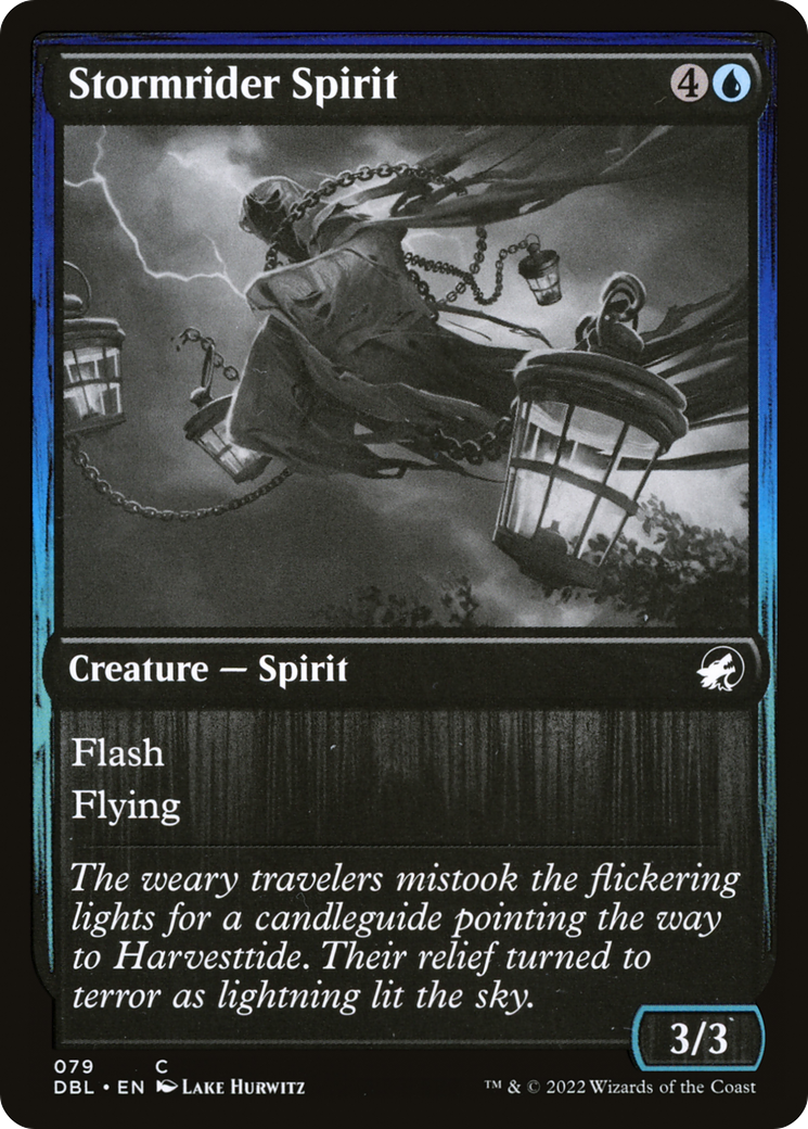 Magic: The Gathering - Stormrider Spirit Foil - Innistrad: Double Feature