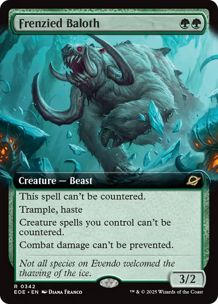 Magic: The Gathering - Frenzied Baloth Foil - Edge of Eternities