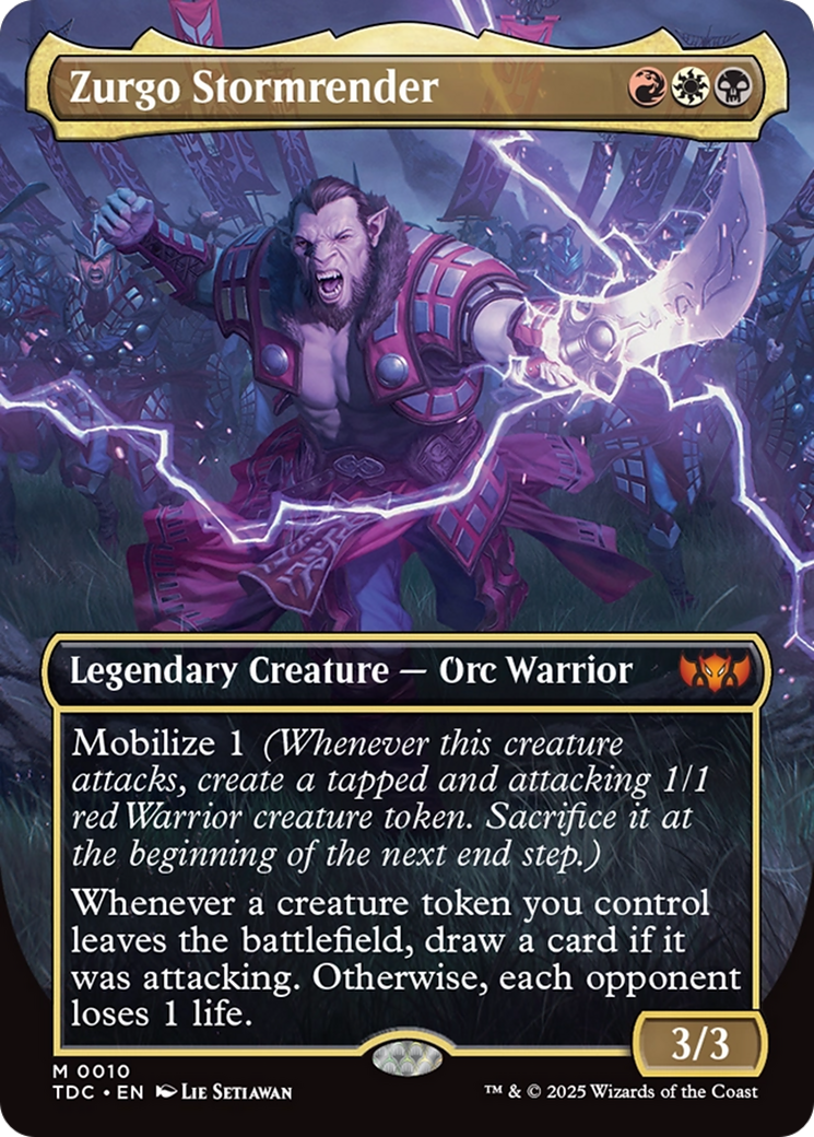 Magic: The Gathering - Zurgo Stormrender - Tarkir: Dragonstorm Commander