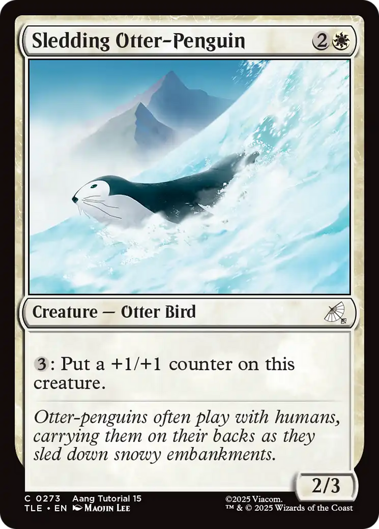 Magic: The Gathering - Sledding Otter-Penguin - Avatar: The Last Airbender Eternal