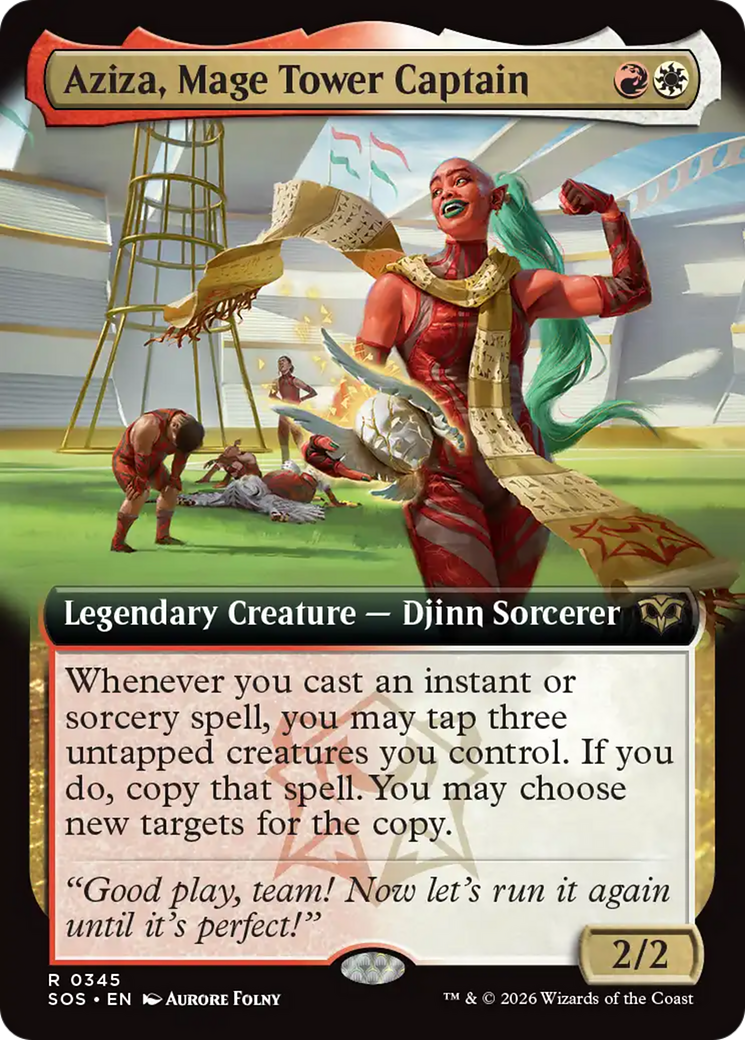 Magic: The Gathering - Aziza, Mage Tower Captain - Secrets of Strixhaven
