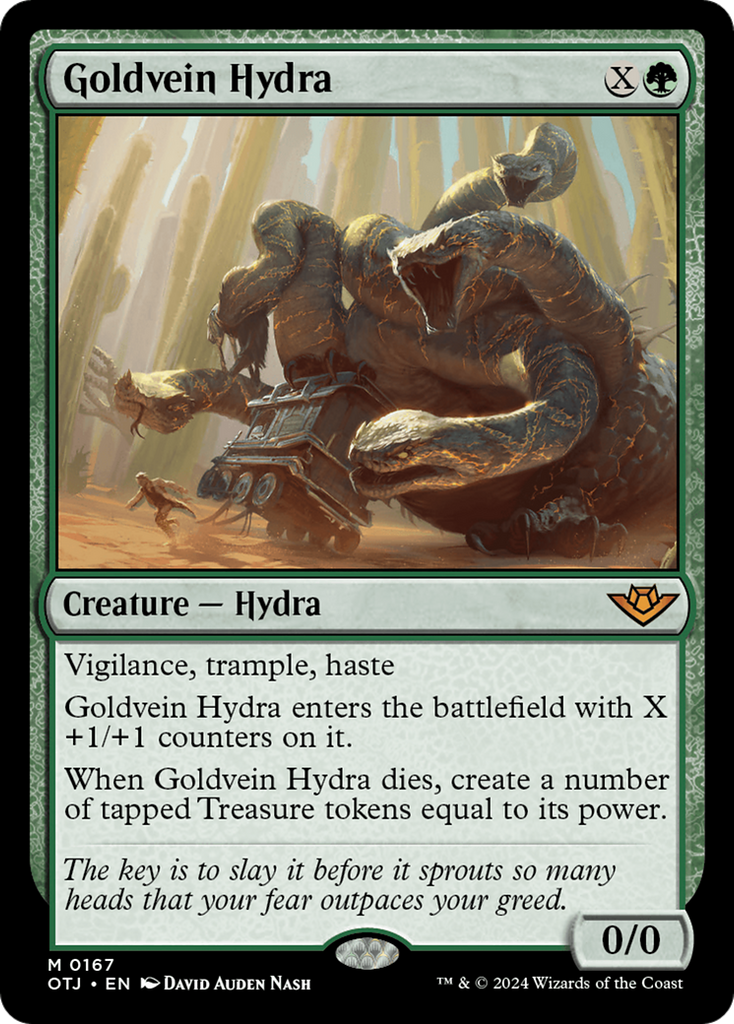 Magic: The Gathering - Goldvein Hydra - Outlaws of Thunder Junction