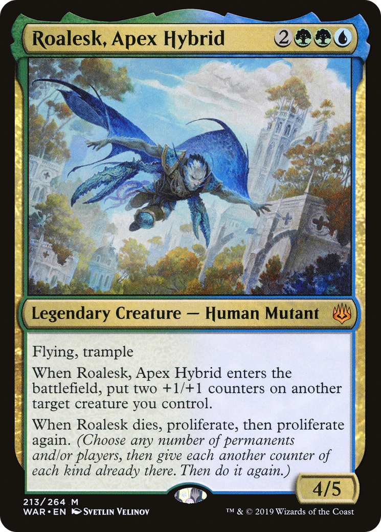 Magic: The Gathering - Roalesk, Apex Hybrid Foil - War of the Spark