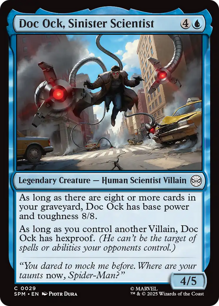 Magic: The Gathering - Doc Ock, Sinister Scientist Foil - Marvel's Spider-Man