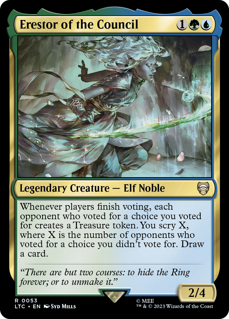 Magic: The Gathering - Erestor of the Council - Tales of Middle-earth Commander