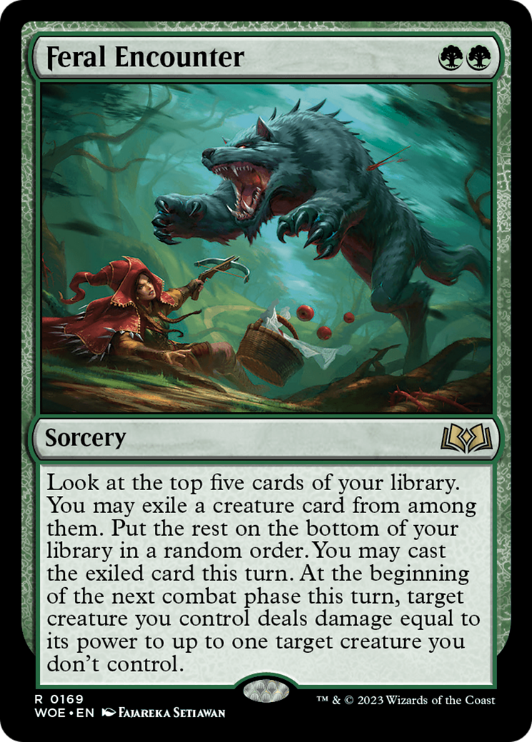 Magic: The Gathering - Feral Encounter - Wilds of Eldraine