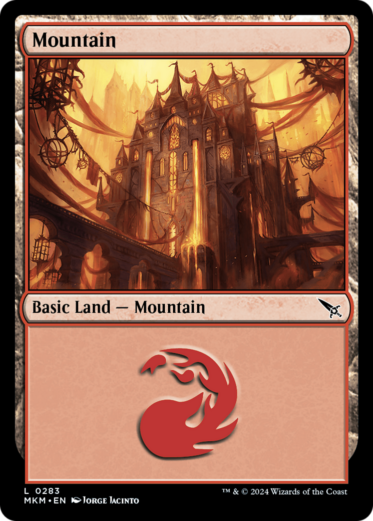 Magic: The Gathering - Mountain #283 Foil - Murders at Karlov Manor