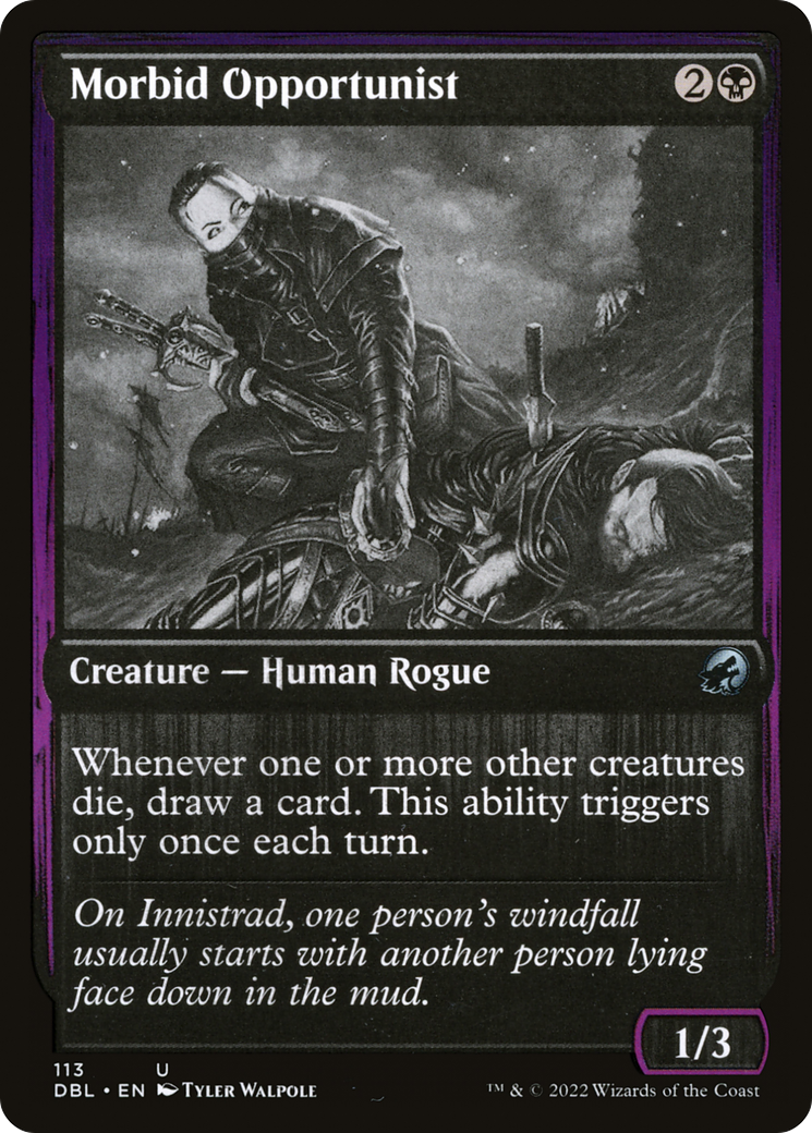 Magic: The Gathering - Morbid Opportunist Foil - Innistrad: Double Feature