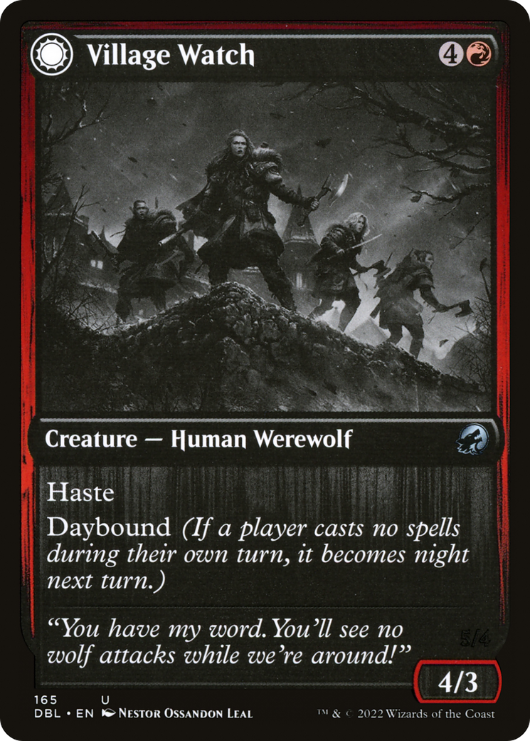 Magic: The Gathering - Village Watch // Village Reavers - Innistrad: Double Feature