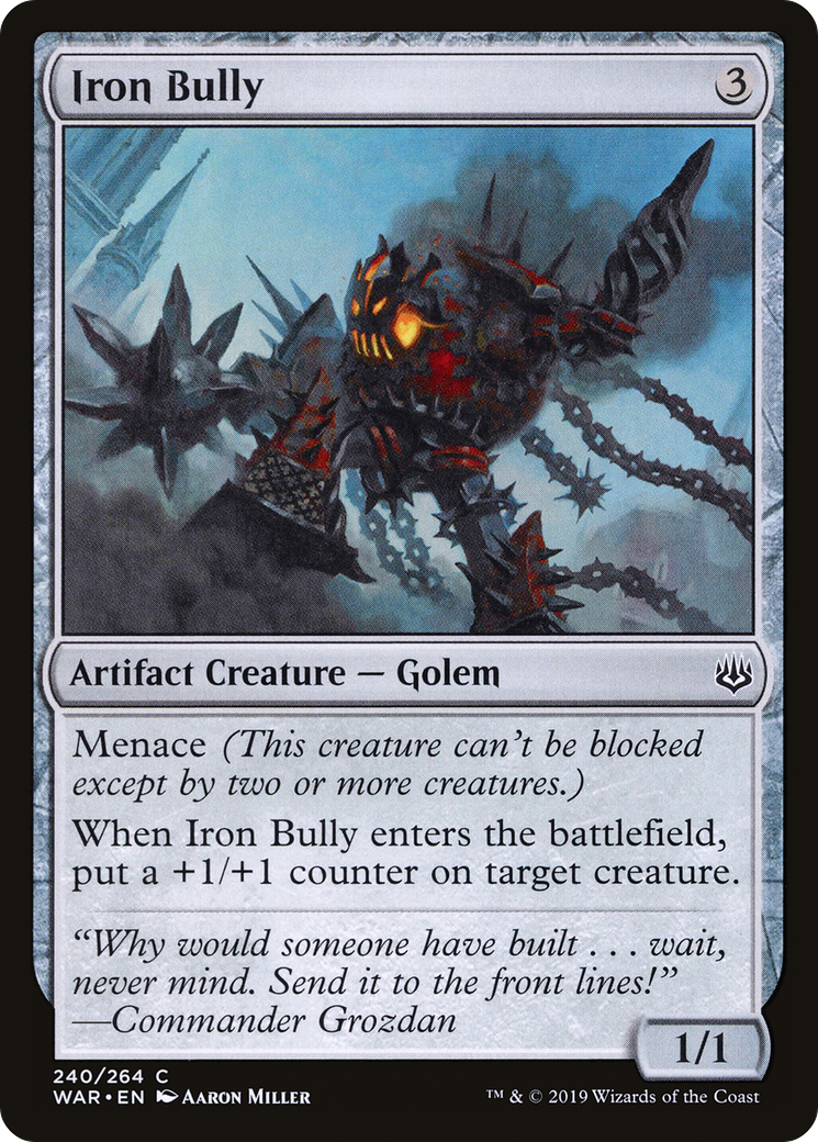Magic: The Gathering - Iron Bully Foil - War of the Spark