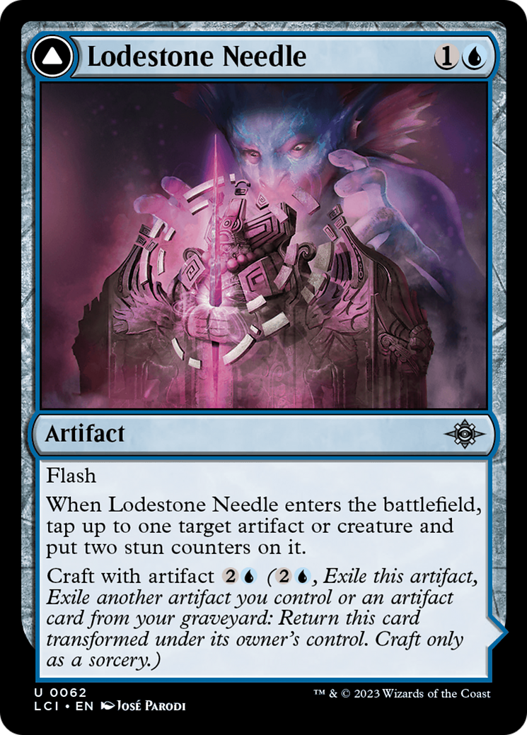 Magic: The Gathering - Lodestone Needle // Guidestone Compass Foil - The Lost Caverns of Ixalan