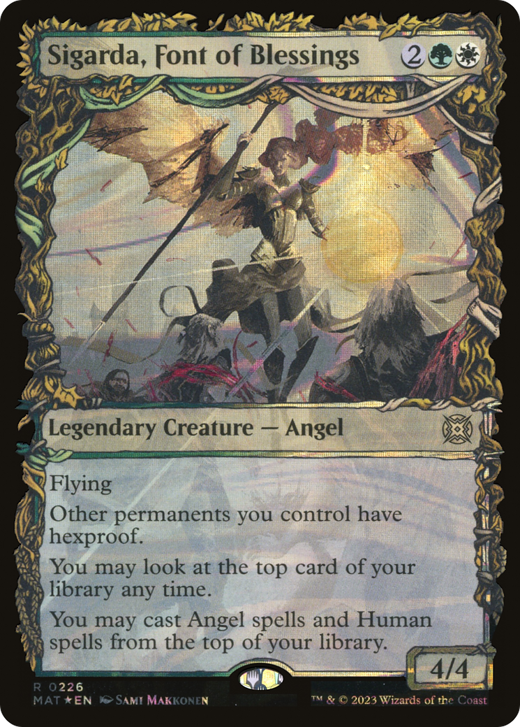 Magic: The Gathering - Sigarda, Font of Blessings Foil - March of the Machine: The Aftermath