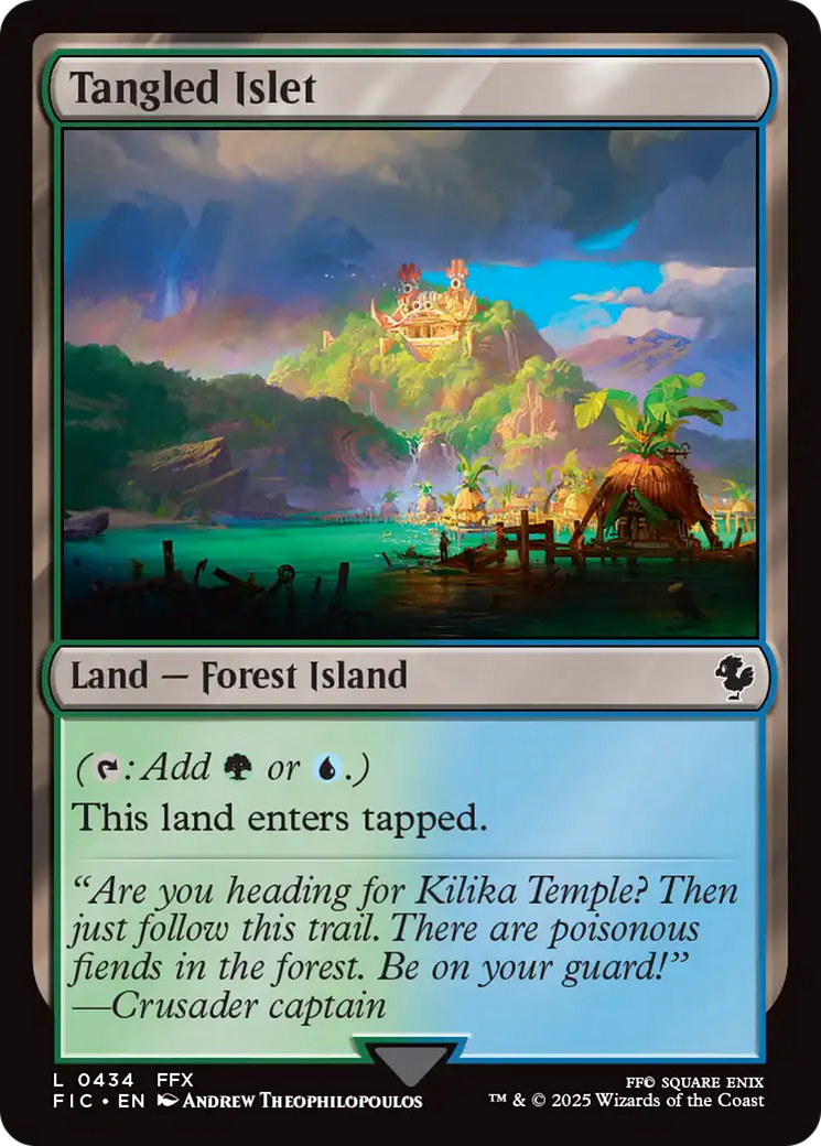 Magic: The Gathering - Tangled Islet - Final Fantasy Commander