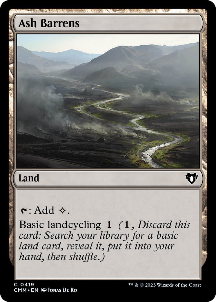 Magic: The Gathering - Ash Barrens - Commander Masters