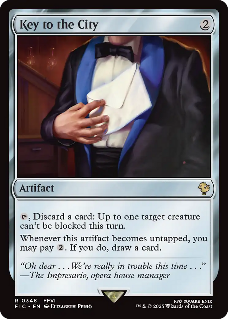 Magic: The Gathering - Key to the City - Final Fantasy Commander