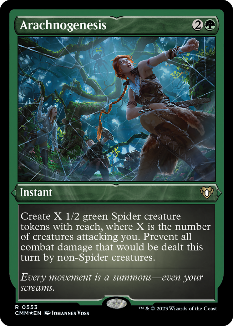 Magic: The Gathering - Arachnogenesis Foil - Commander Masters