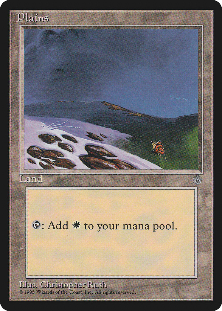 Magic: The Gathering - Plains - Ice Age