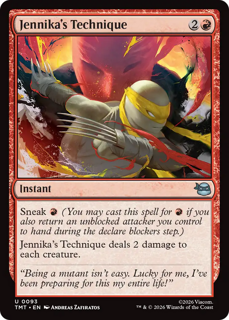 Magic: The Gathering - Jennika's Technique Foil - Teenage Mutant Ninja Turtles