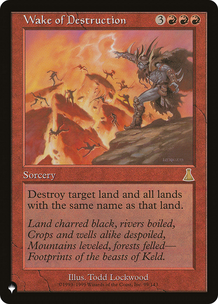 Magic: The Gathering - Wake of Destruction - The List