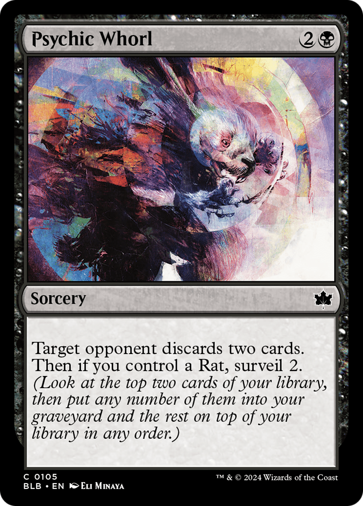 Magic: The Gathering - Psychic Whorl Foil - Bloomburrow