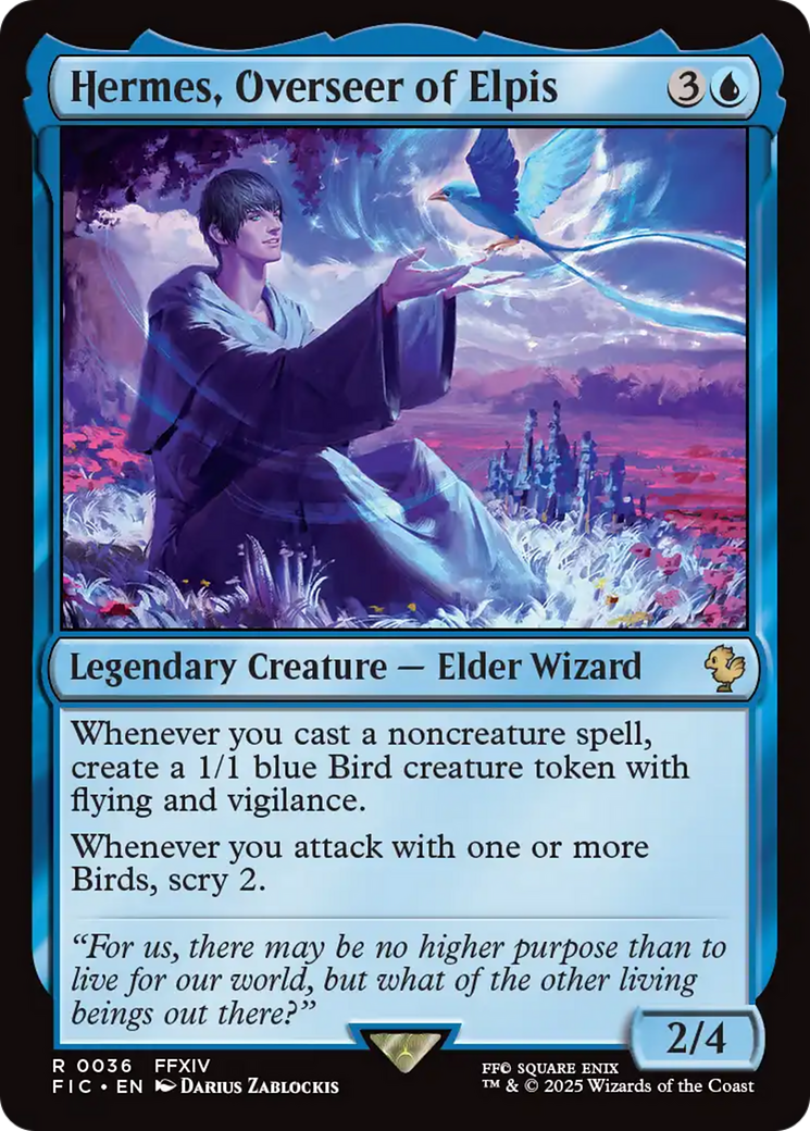 Magic: The Gathering - Hermes, Overseer of Elpis - Final Fantasy Commander