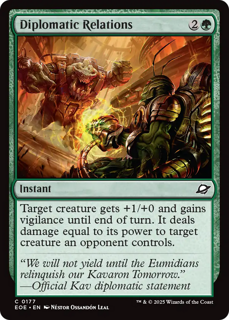 Magic: The Gathering - Diplomatic Relations - Edge of Eternities