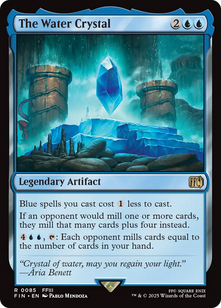 Magic: The Gathering - The Water Crystal Foil - Final Fantasy