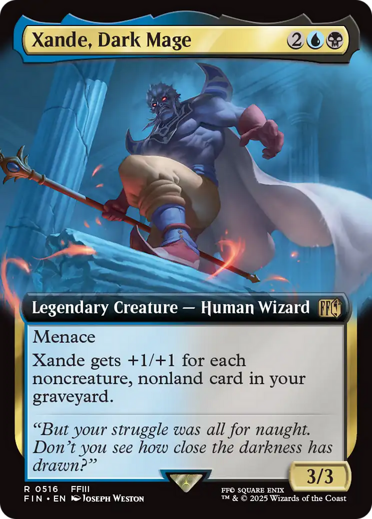 Magic: The Gathering - Xande, Dark Mage - Final Fantasy