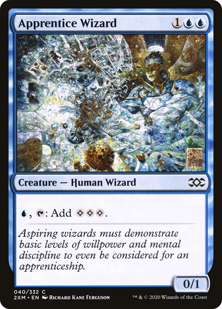 Magic: The Gathering - Apprentice Wizard Foil - Double Masters
