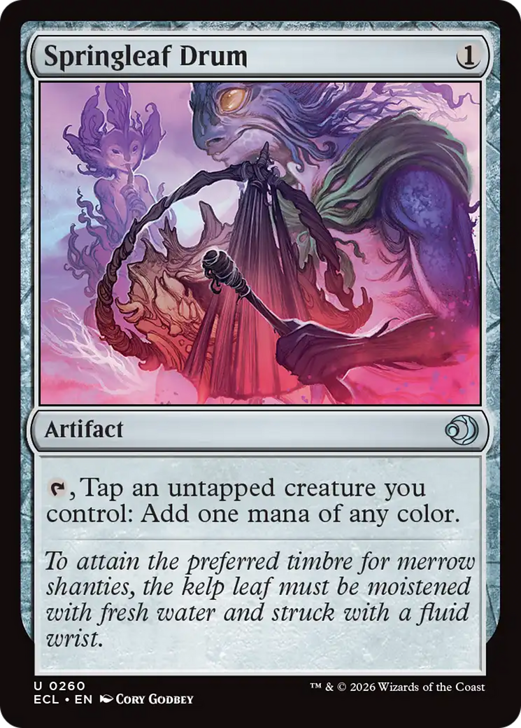 Magic: The Gathering - Springleaf Drum Foil - Lorwyn Eclipsed