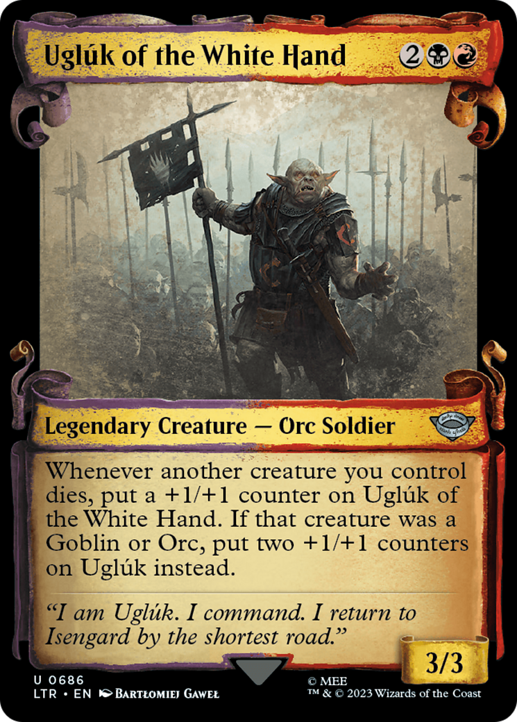 Magic: The Gathering - Uglúk of the White Hand - The Lord of the Rings: Tales of Middle-earth