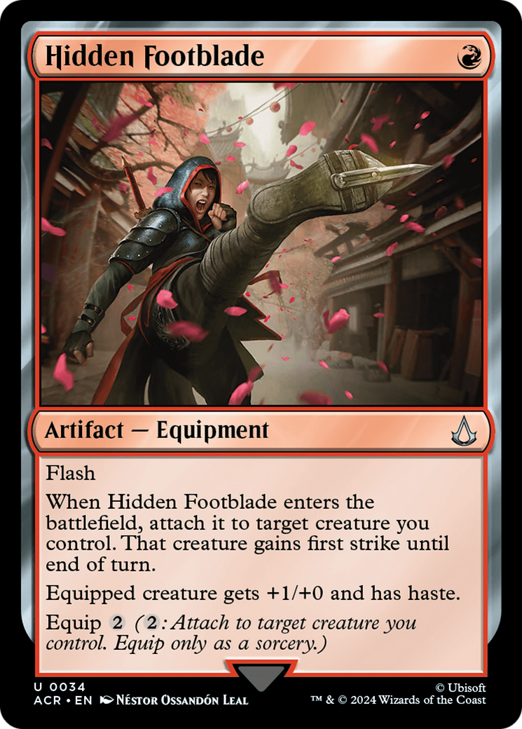 Magic: The Gathering - Hidden Footblade - Assassin's Creed