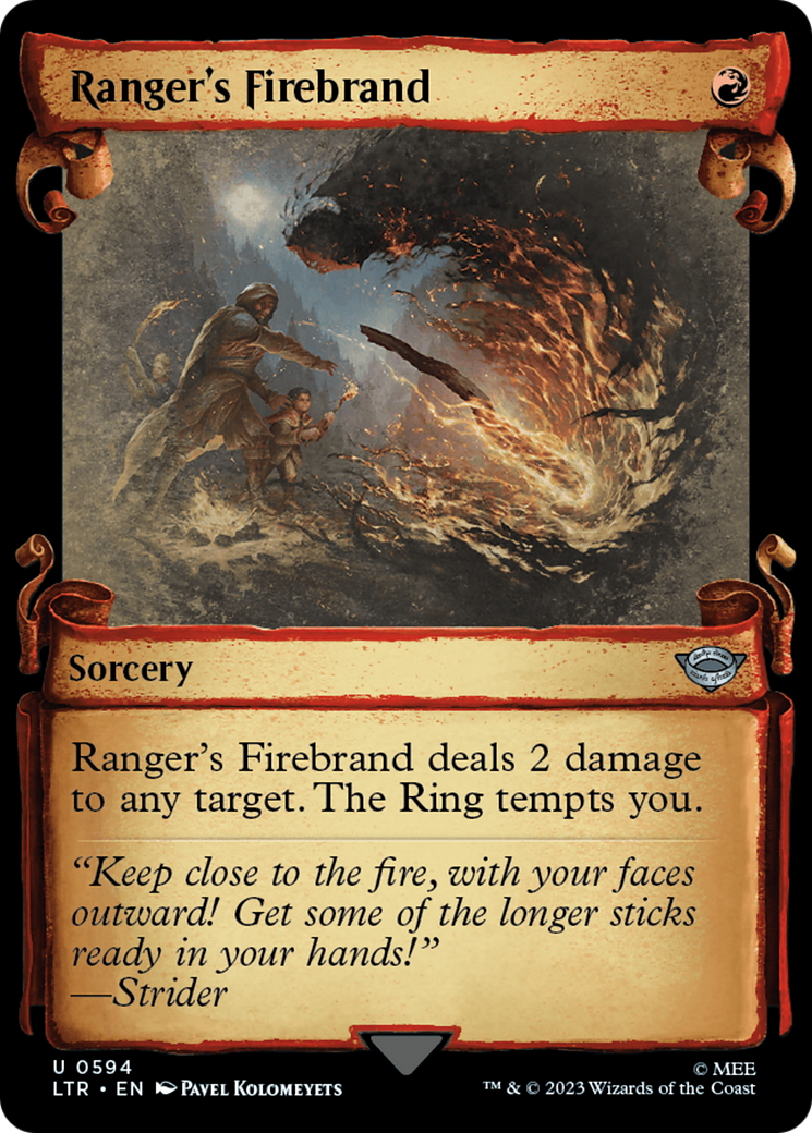 Magic: The Gathering - Ranger's Firebrand Foil - The Lord of the Rings: Tales of Middle-earth