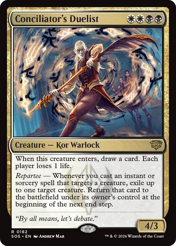 Magic: The Gathering - Conciliator's Duelist - Secrets of Strixhaven