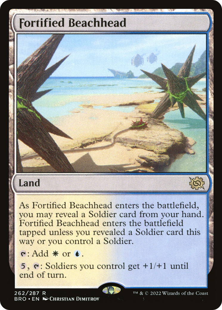 Magic: The Gathering - Fortified Beachhead Foil - The Brothers' War