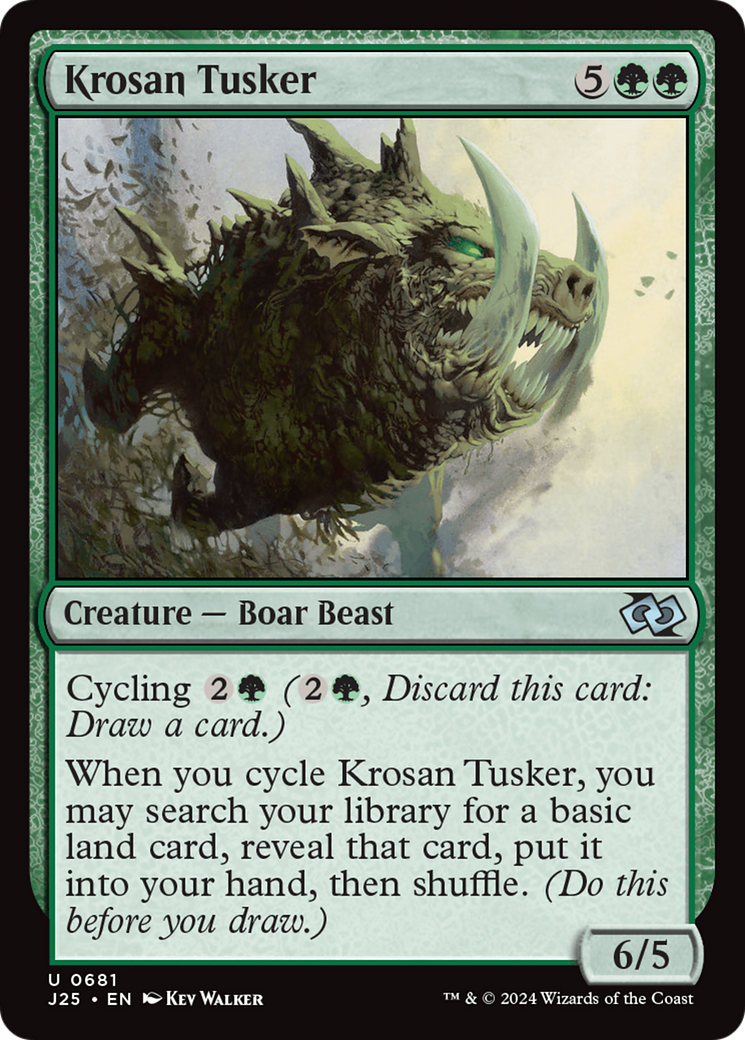 Magic: The Gathering - Krosan Tusker - Foundations Jumpstart
