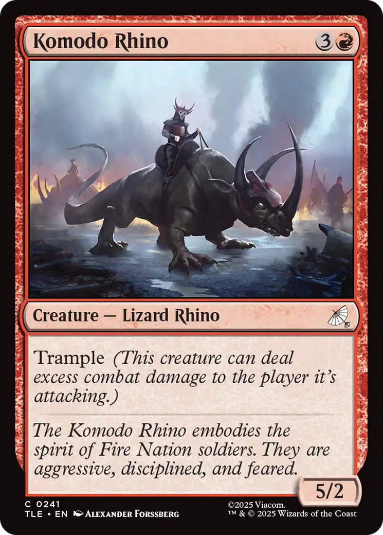 Magic: The Gathering - Komodo Rhino - Avatar: The Last Airbender Eternal