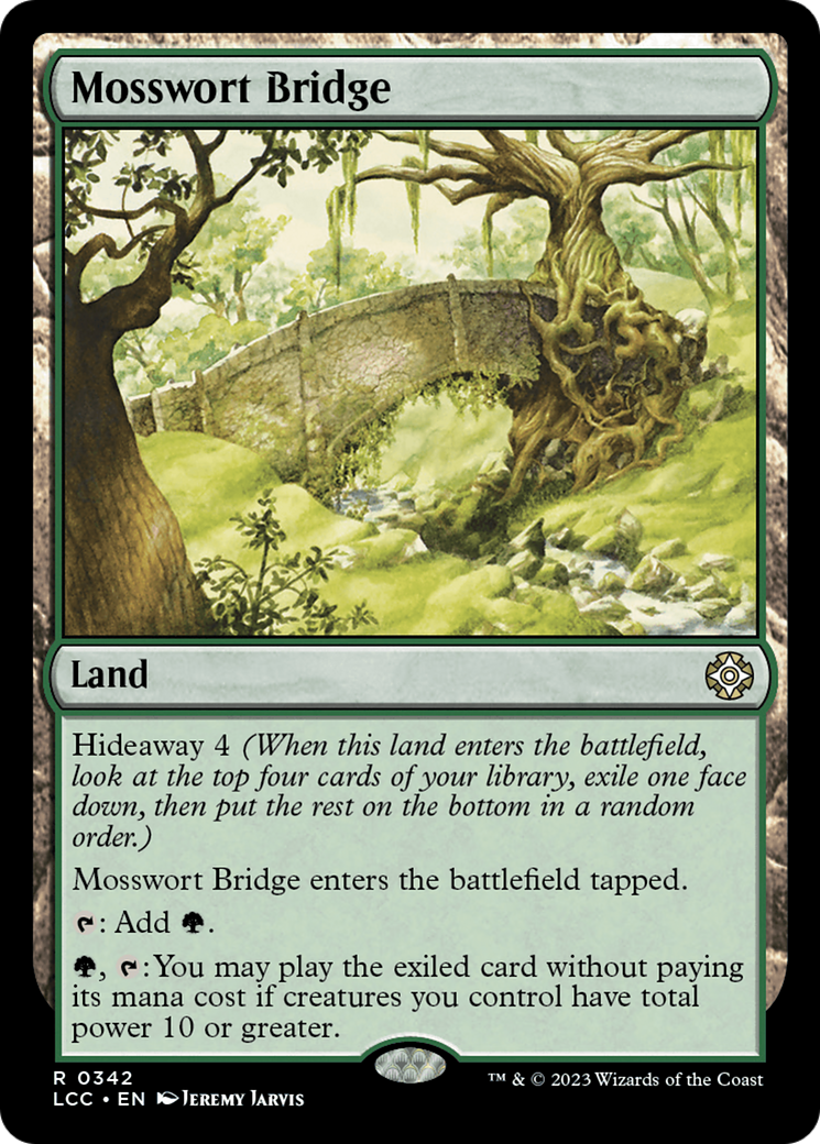 Magic: The Gathering - Mosswort Bridge - The Lost Caverns of Ixalan Commander