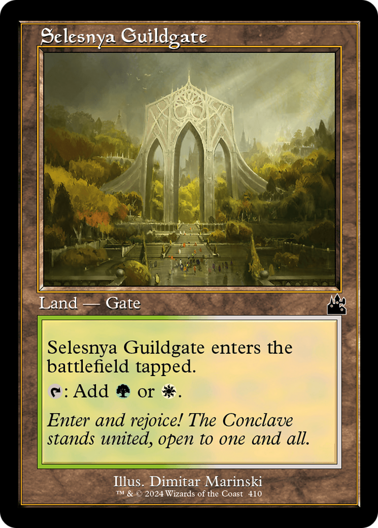 Magic: The Gathering - Selesnya Guildgate Foil - Ravnica Remastered