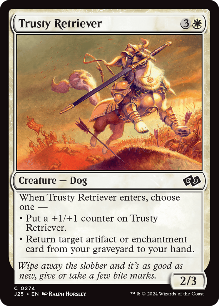 Magic: The Gathering - Trusty Retriever - Foundations Jumpstart