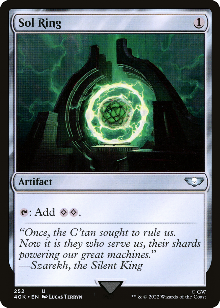 Magic: The Gathering - Sol Ring - Warhammer 40000 Commander