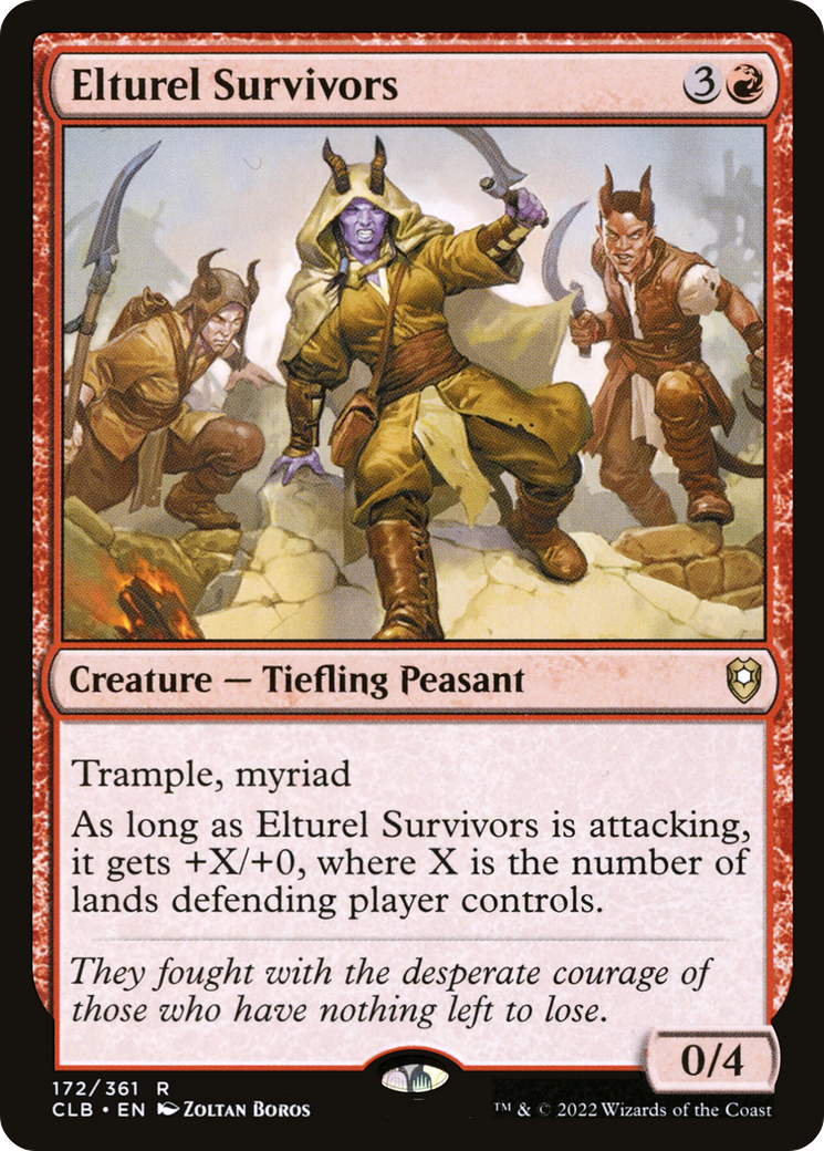 Magic: The Gathering - Elturel Survivors - Commander Legends: Battle for Baldur's Gate