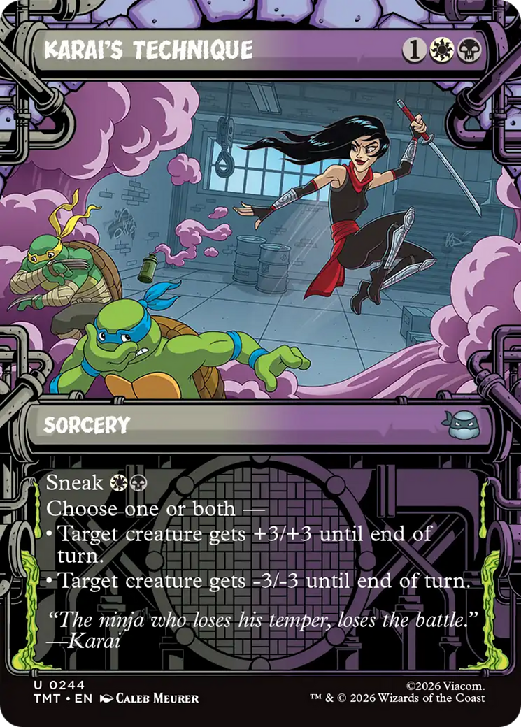 Magic: The Gathering - Karai's Technique - Teenage Mutant Ninja Turtles